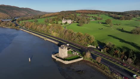 Castillo-De-Aguas-Estrechas,-Condado-De-Down,-Irlanda-Del-Norte,-Noviembre-De-2022