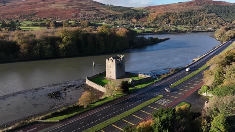 Castillo-De-Aguas-Estrechas,-Condado-De-Down,-Irlanda-Del-Norte,-Noviembre-De-2022