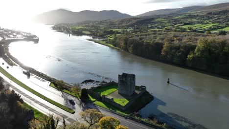 Castillo-De-Aguas-Estrechas,-Condado-De-Down,-Irlanda-Del-Norte,-Noviembre-De-2022