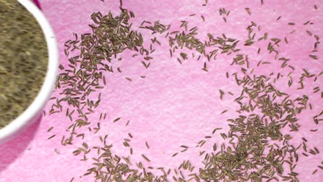 Black-Cumin-seeds-are-kept-on-a-tray