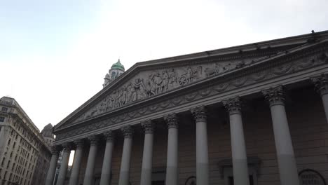 Buenos-Aires-Metropolitan-Cathedral-Eingangsfassade-Der-Heiligen-Berühmten-Stätte