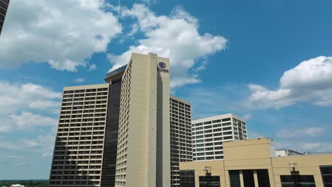 Hilton-Atlanta-Hotel-Accommodation-In-The-City-Of-Atlanta,-Georgia,-United-States