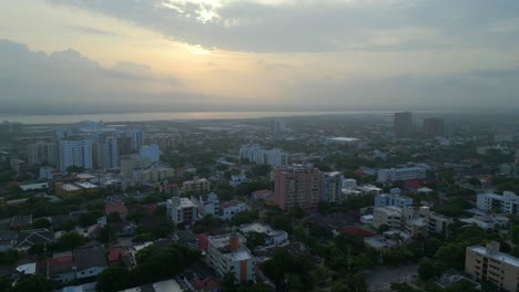 Luftaufnahme-Der-Gebäude-In-Der-Innenstadt-Von-Barranquilla