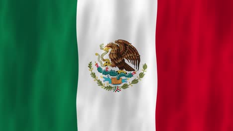 Mexico-flag-country-animation-3D-symbol-design-waving-in-wind-movement-national-patriotism-world-culture-emblem-banner-North-America-green-white-red