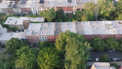 Aerial-view-of-Park-Slope,-Brooklyn