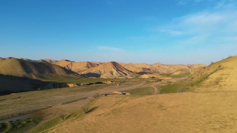 Aerial-view-during-drone-flight-over-Hills