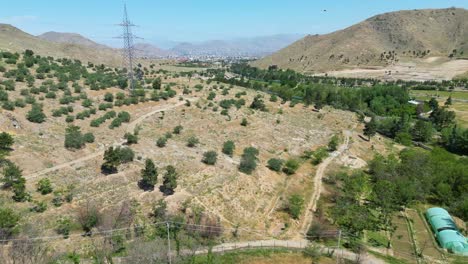 Aerial-view-during-drone-flight-over-Hills