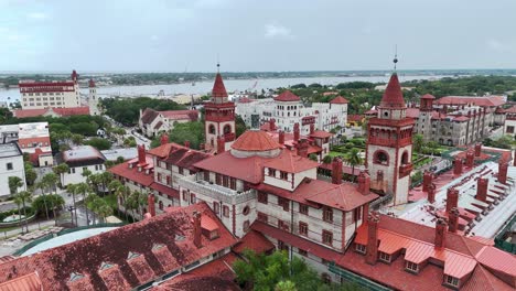 Drone-shot-of-Flagler-College-in-St