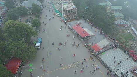 Shimla-Hill-Station-Luftaufnahme-Mall-Straße