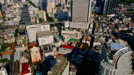 High-Rise-Structure-Of-Ghost-Tower-In-The-Sathon-District-Of-Bangkok,-Thailand