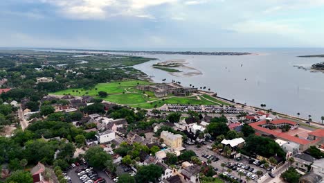 Wide-drone-shot-of-downtown-St