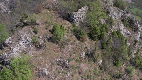 Antike-Ruinen-Auf-Einem-Berg