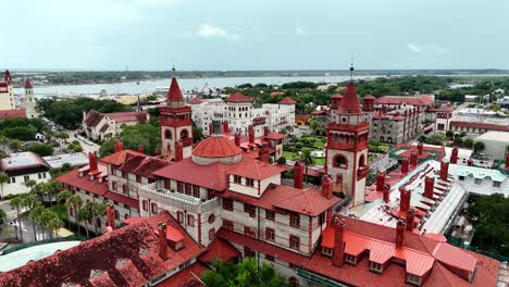 Static-drone-shot-of-Flagler-College