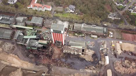 Kamp,-Lintfort,-Kohle,-Bergwerk,-Abriss,-Tot,-Deutsche,-Industrie,-Gebrochen,-Bergbau,-Aussicht