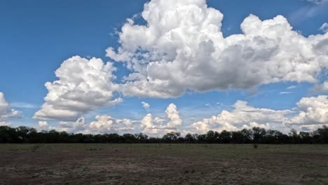 Blaue-Wolken-Ziehen-Durch-Blauen-Himmel-Voller-Leben