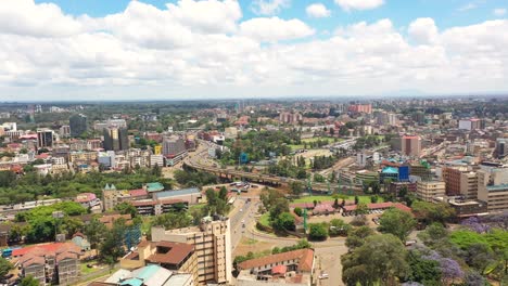 DroneShot-in-motion-of-Nairobi's-City