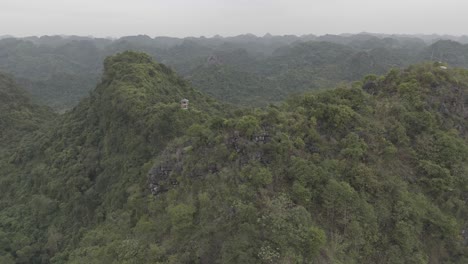 Luftaufnahme-Des-Cat-Ba-Nationalparks-In-Vietnam