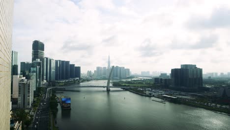 HCM-city-in-the-south-of-Vietnam-in-the-morning-with-commuters-rushing-to-work