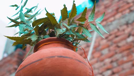 Mujer-India-Tradicional-Que-Lleva-Ollas-De-Barro-En-La-Cabeza