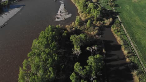 Heaven-on-earth-pine-creek-paradise-valley-Montana-America-aerial