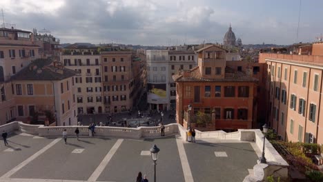 Blick-Von-Der-Spitze-Der-Spanischen-Treppe