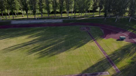 Outdoor-running-court-in-a-sunny-summer-day-in-Salamanca,-Spain