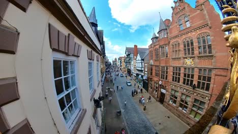 Hyperlapse-Ansicht-Des-Stadtzentrums-Von-Chester