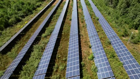 Gran-Sitio-De-Energía-Solar,-Vista-Aérea