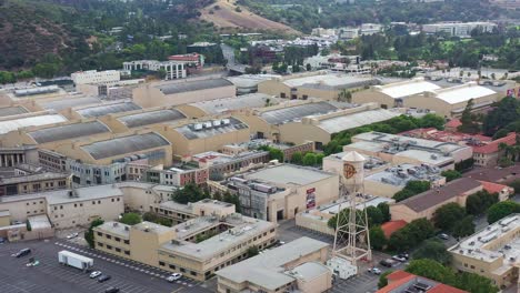 Aerial-shot-of-Warner-Bros