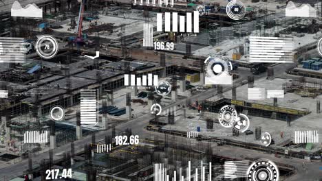 Concepto-De-Tecnología-De-Construcción-Con-Gráfico-De-Alteración-Sobre-El-Sitio-De-Construcción