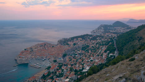 Aerial-view-Dubrovnik-old-town