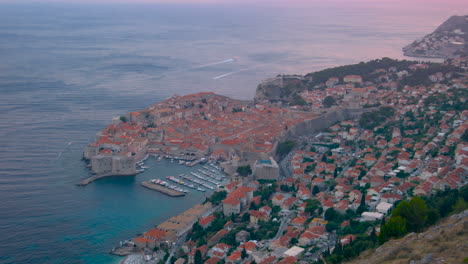 Aerial-view-Dubrovnik-old-town