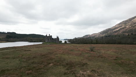 Castle-ruins-Scotland-Drone-4k