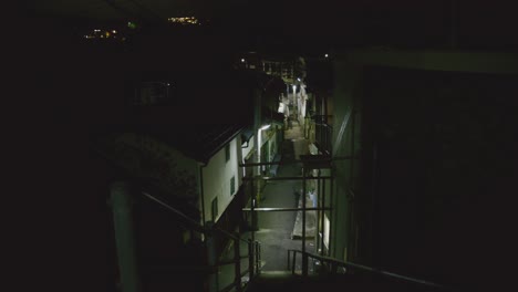 Residential-Neighbourhood-With-Narrow-Streets-In-Saikazaki,-Wakayama,-Japan