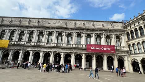 Das-Museo-Correr-Museum-In-Venedig,-Italien-In-St