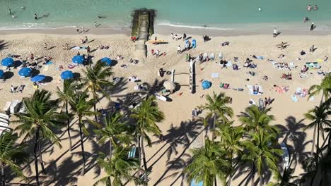 Waikiki-Beach,-Honolulu,-Hawaii;-Hotel-Balcony-View-