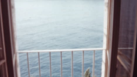 View-of-the-Sea-from-a-Window-in-Villa-Sheherezade-Dubrovnik-1960s