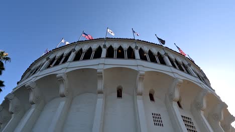 Catalina-Casino-Is-An-Iconic-Landmark-Building,-Tourist-Attraction,-Movie-Theater,-And-Entertainment-Venue-In-Avalon,-California