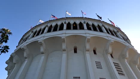 Catalina-Casino-Is-An-Iconic-Landmark-Building,-Tourist-Attraction,-And-Entertainment-Venue-In-Avalon,-California