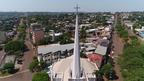 San-Antonio-Cathedral-In-Oberá,-Misiones-Province,-Argentina