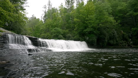 Waterfall-in-North-Carolina-Appalachian-Mountains