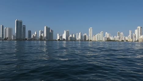 Bocagrande-Hotels-Und-Apartmenthäuser,-Cartagena,-Kolumbien