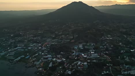 Moment-of-tranquil-beauty,-Mount-Batur-stands-silent-guardian-of-the-island