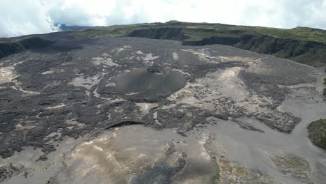 aerial-Mount-Karthala-or-Karthola-volcano-in-Grande-Comore-island-in-Comoros-,-drone-fly-above-crater-formation