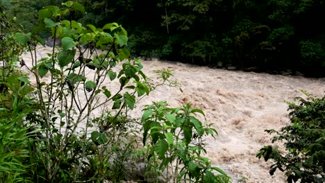 Stock-Photo---Rapids-of-Urubamba-river-near-Aguas-Calientes-village-after-tropical-rain,-Peru