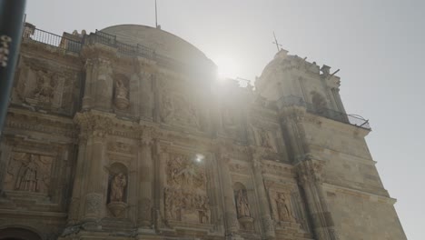 Catedral-Metropolitana,-Oaxaca,-México.---Cámara-Lenta