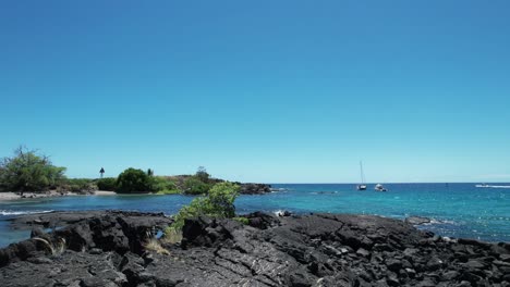 Honokohau-Hafen-Strand-Hawaii-Insel