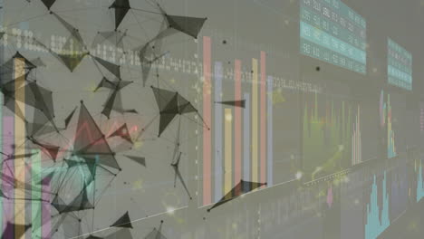 Datenanalyse-Animation-Mit-Abstrakten-Geometrischen-Formen-Und-Balkendiagrammen