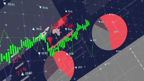 Animation-Von-Finanzdaten-Und-Börsenanalysen-über-Weltkarte-Und-Diagrammen