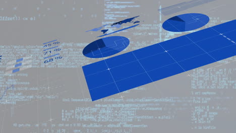 Grafiken-Und-Diagrammanimationen-über-Weltkarte-Und-Datenvisualisierung